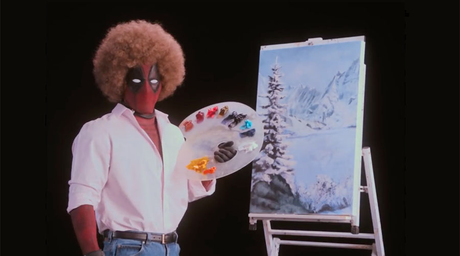 Watch Deadpool paint and shoot things in the new teaser trailer!