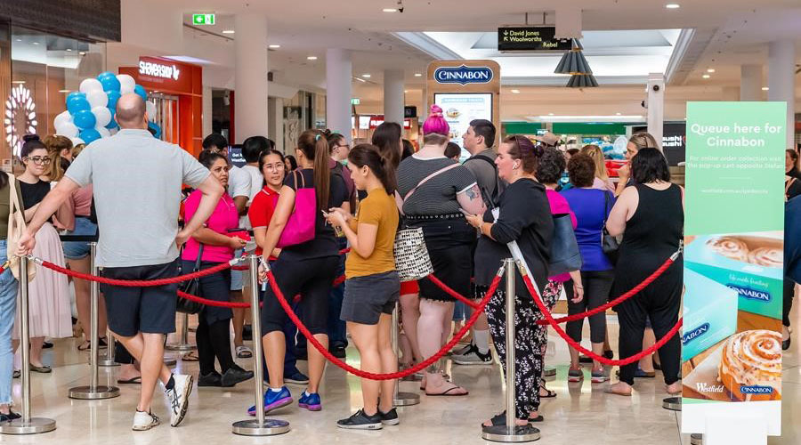 Brisbane’s second Cinnabon bakery tops opening day sales globally!