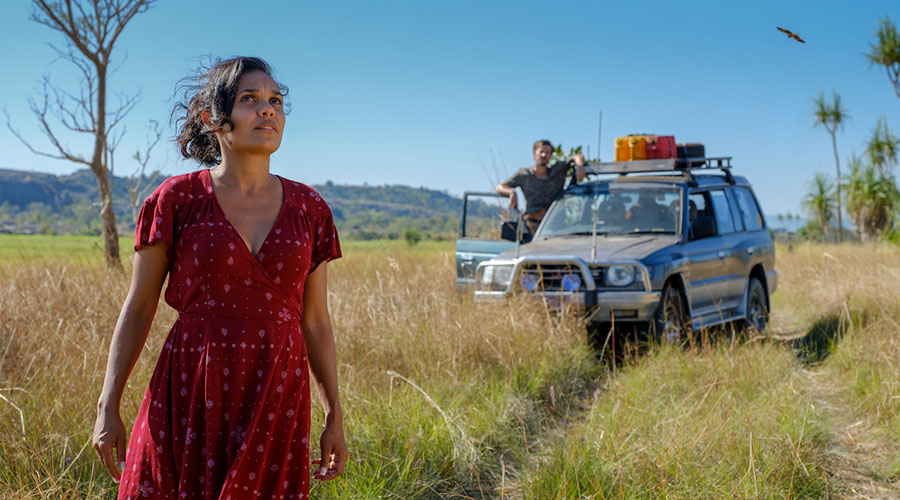 Check out the first look image for Top End Wedding - starring Darwin’s own Miranda Tapsell!