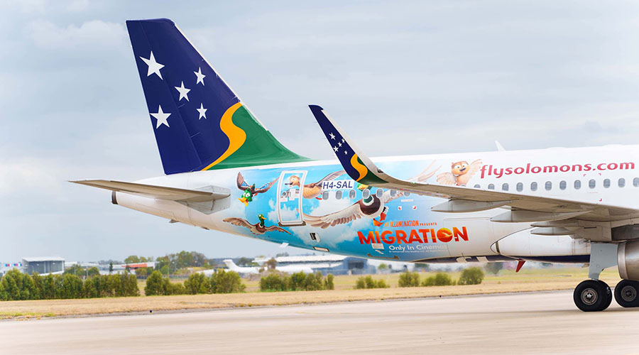 Solomon Airlines unveils major marketing collaboration with Illumination's upcoming film Migration!
