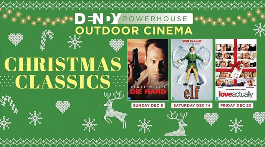 Christmas Classics are coming to Dendy Powerhouse Outdoor Cinema this December!